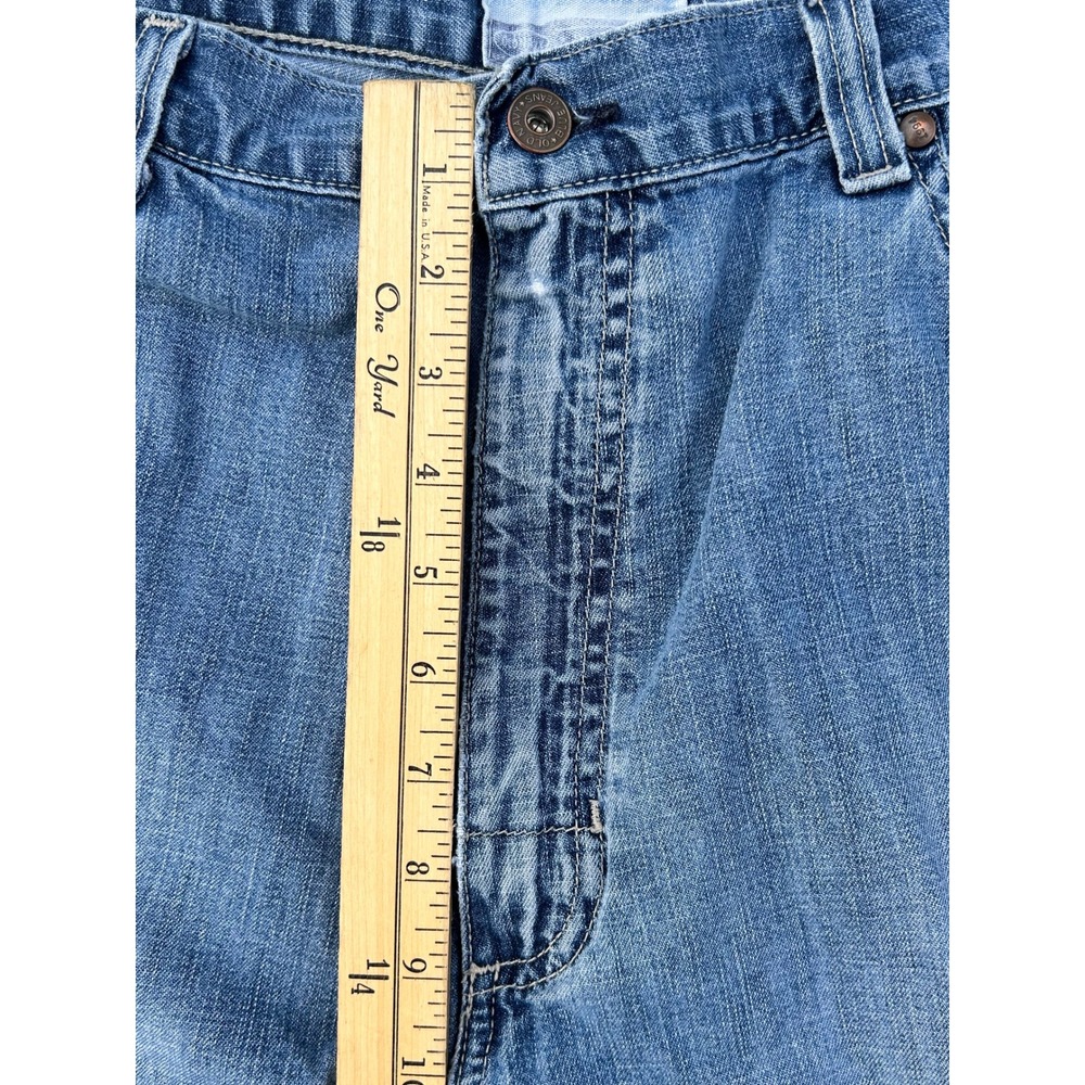 Old Navy Mens Denim Shorts Size 38 Medium Wash Blue 100% Cotton Casual Relaxed - Picture 13 of 16